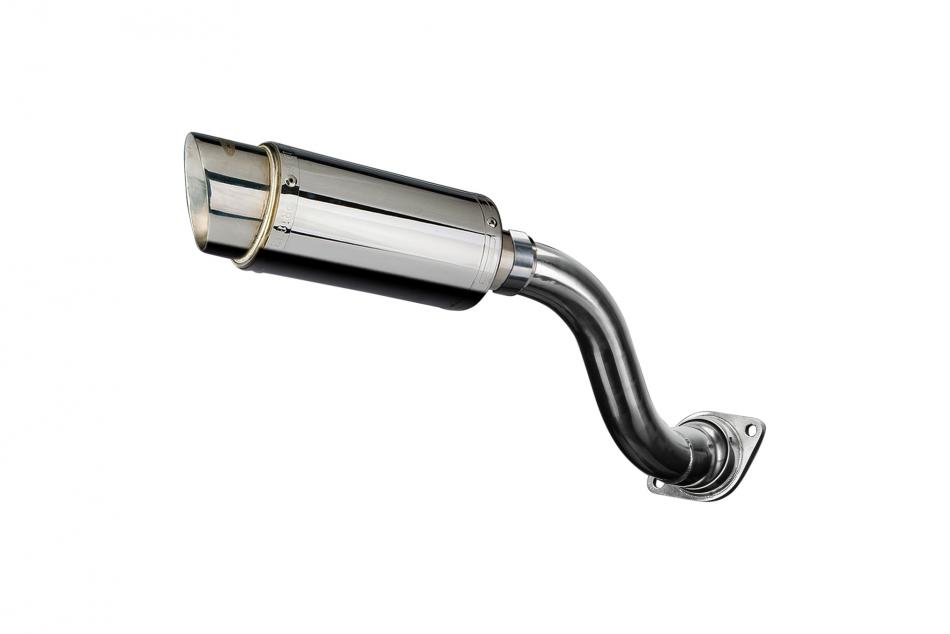 HONDA VFR750 1990-1993 Echappement HAUT Silencieux 200mm Rond Inox PISTE