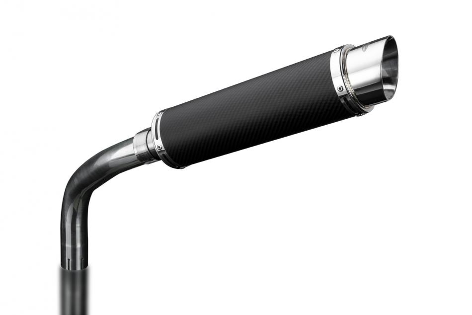 Yamaha XT1200Z Supertenere 2010-21 Echappement KIT-Silencieux 350mm Rond Carbone