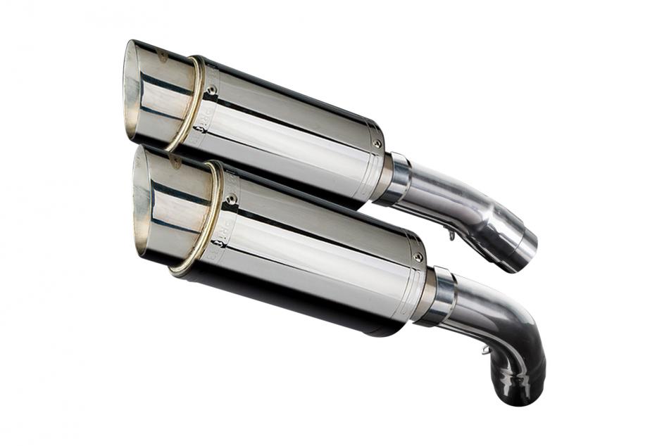 Ducati 1198 1198S 2009-2011 Echappement Silencieux 200mm Rond Inox PISTE