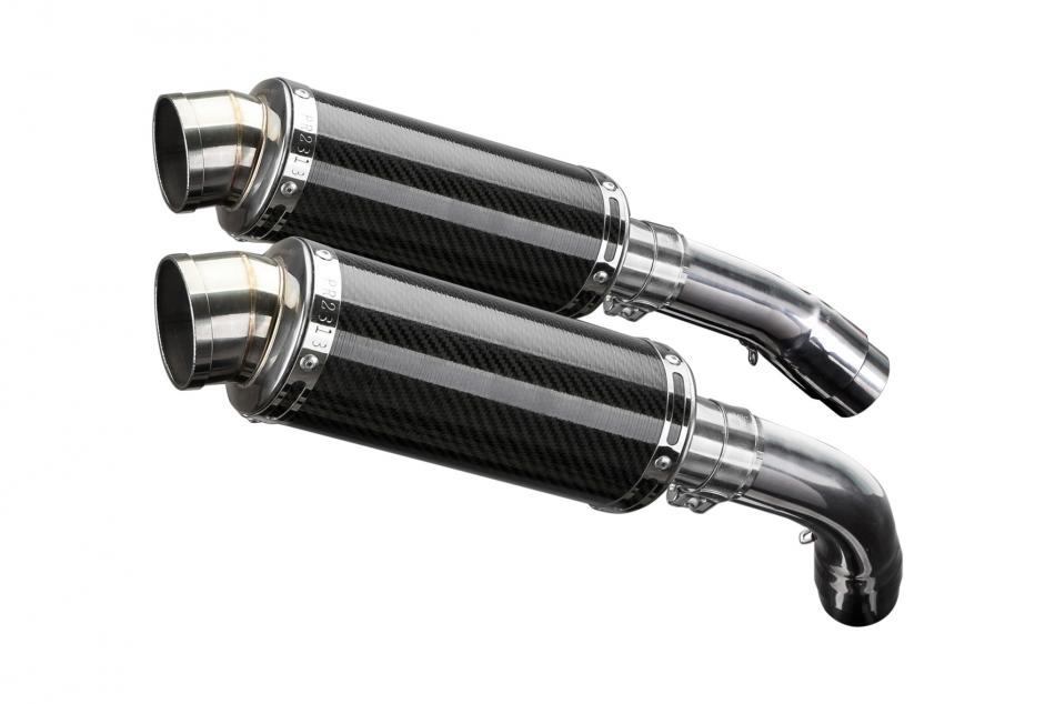 Ducati 1198 1198S 2009-2011 Echappement Silencieux 225mm Ovale Carbone PISTE