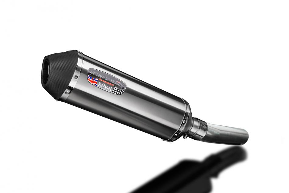 Kawasaki KLZ1000 2010-2014 Echappement KIT-Silencieux 343mm X-Ovale Inox