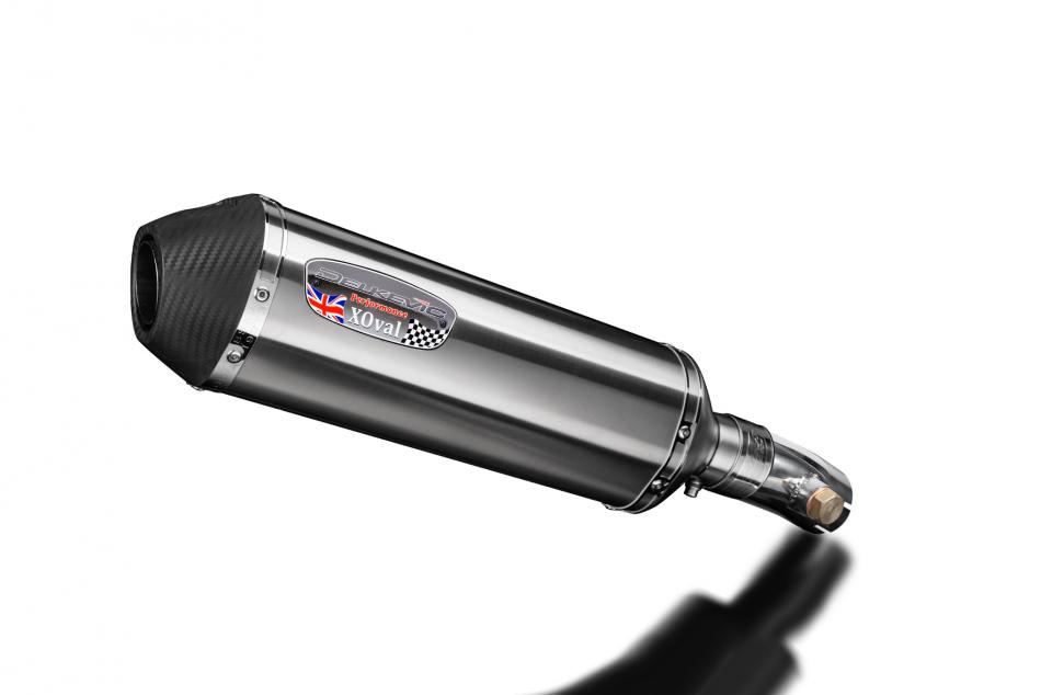 Kawasaki KLE650 Versys 2007-2014 Echappement KIT-Silencieux 343mm X-Ovale Inox