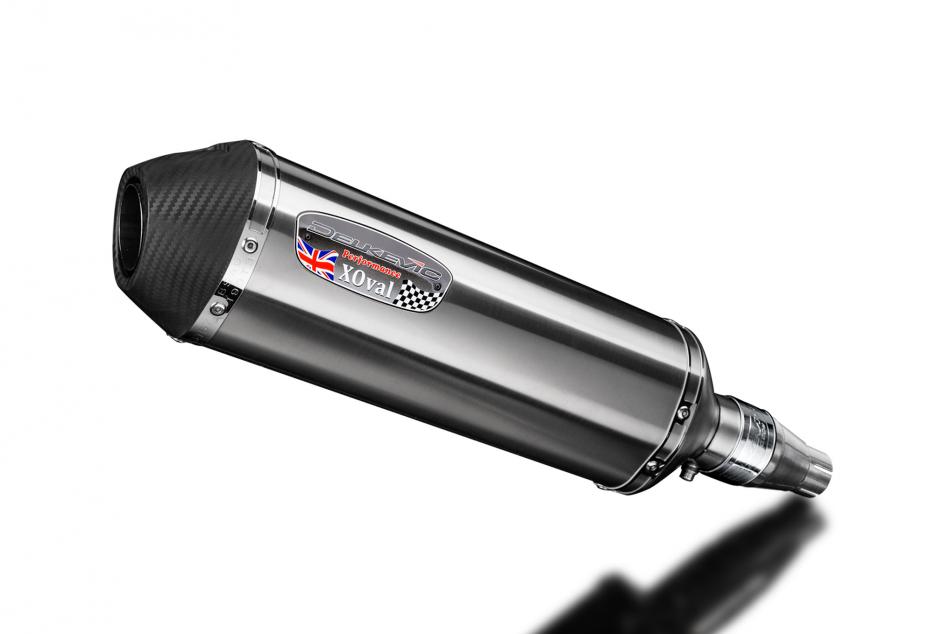 Kymco Downtown 300i 2011-2016 Echappement KIT-Silencieux 343mm X-Ovale Inox