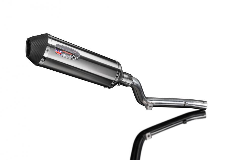 Suzuki DRZ400S DRZ400SM 2000-2018 Echappement KIT-Silencieux 343mm X-Ovale Inox