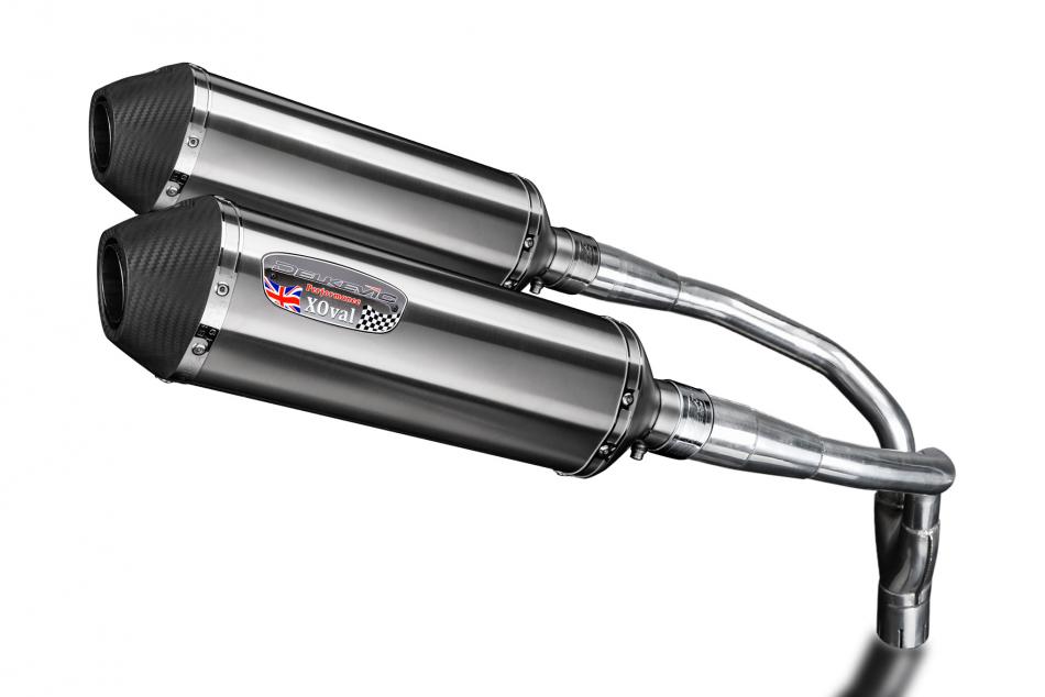 Honda CB900F Hornet 2001-2009 Echappement KIT-Silencieux 343mm X-Ovale Inox