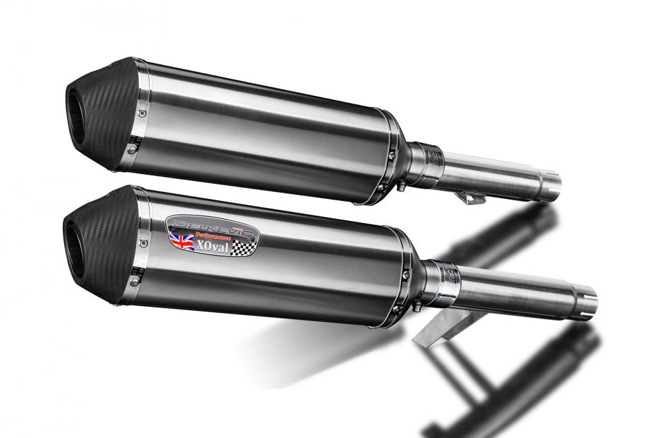 Kawasaki GPZ900R ZX900A 1984-2003 Echappement KIT-Silencieux 343mm X-Ovale Inox