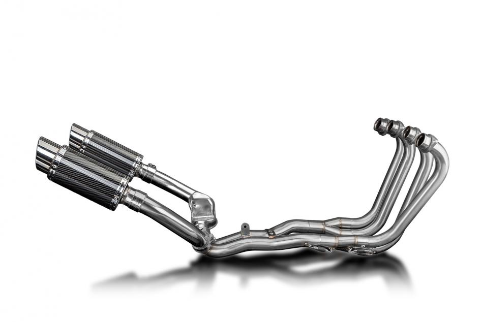 Honda CBR1000F Hurricane 87-99 Echappement 4-2 Silencieux 200mm Rond Carbone