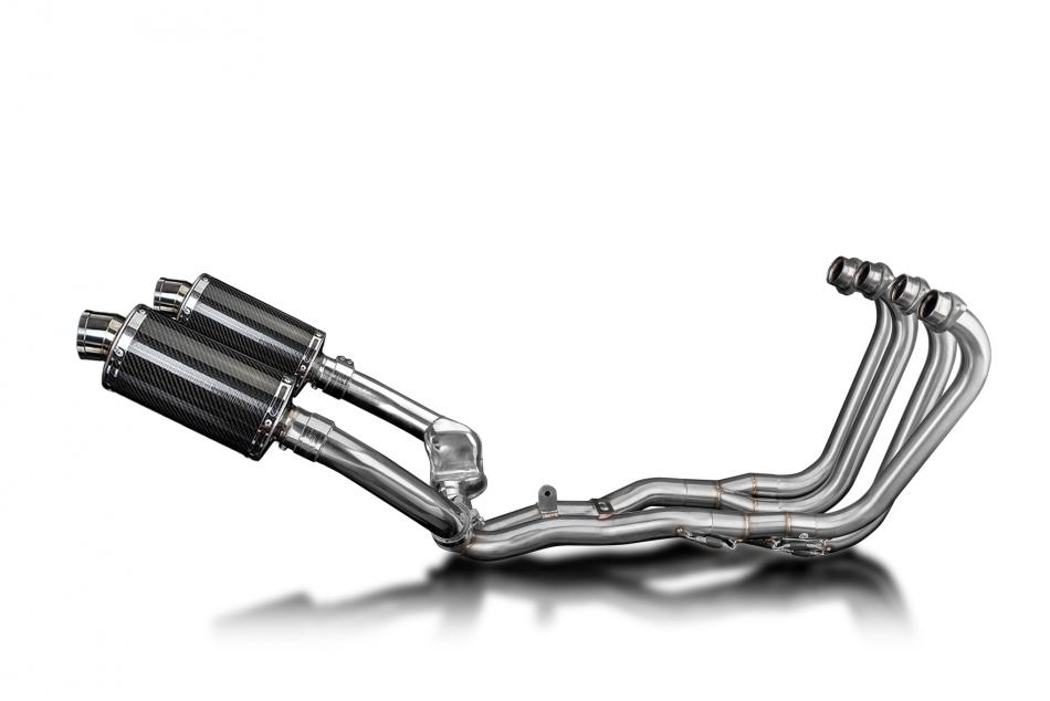 Honda CBR1000F Hurricane 87-99 Echappement 4-2 Silencieux 225mm Ovale Carbone