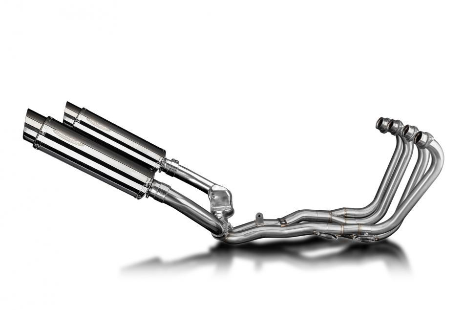 Honda CBR1000 FH-FX Hurricane 87-99 Echappement 4-2 Silencieux 350mm Rond Inox