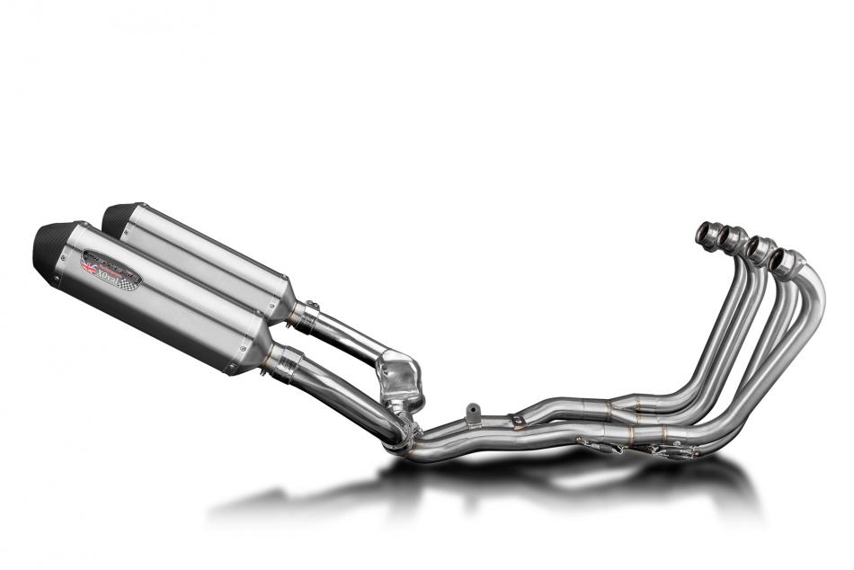 Honda CBR1000 FH-FX Hurricane 87-99 Echappement 4-2 Silencieux 343mm XOvale Inox