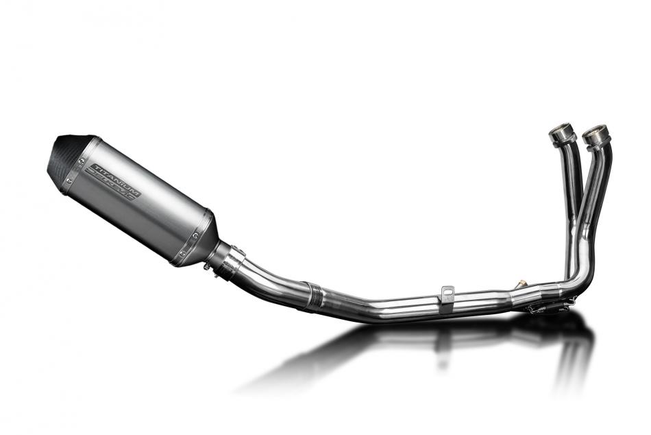 Honda CB750 Hornet 23-25 Echappement Complet 2-1 Silencieux 260mm X-Ovale Titane