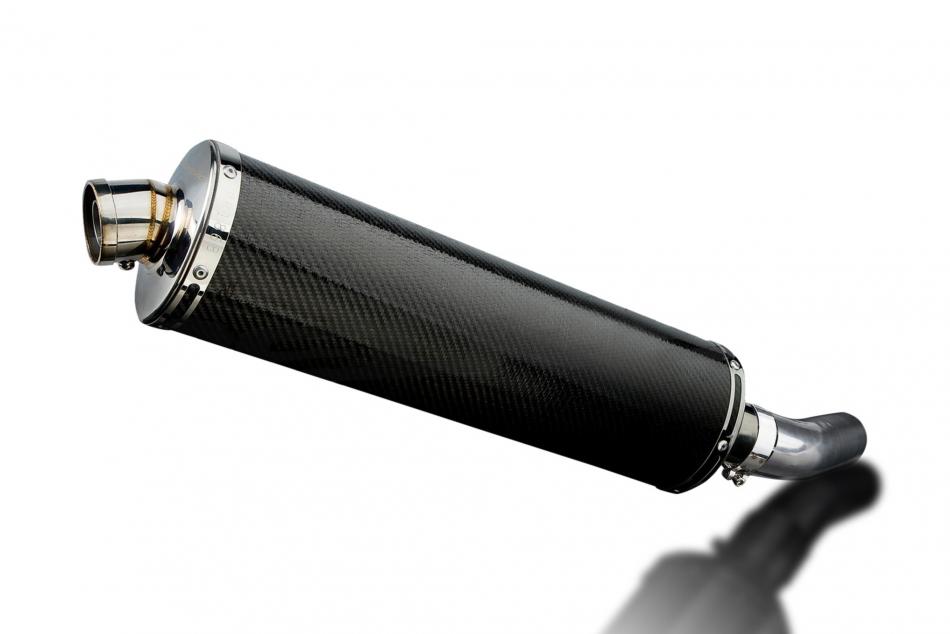 SUZUKI GSXR600 2008-2010 Echappement Silencieux 450mm Ovale Carbone