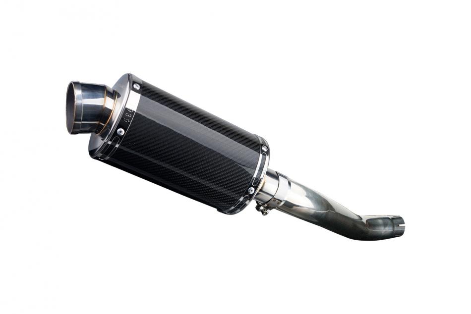 YAMAHA TDM850 1991-2001 Echappement Silencieux 225mm Ovale Carbone PISTE