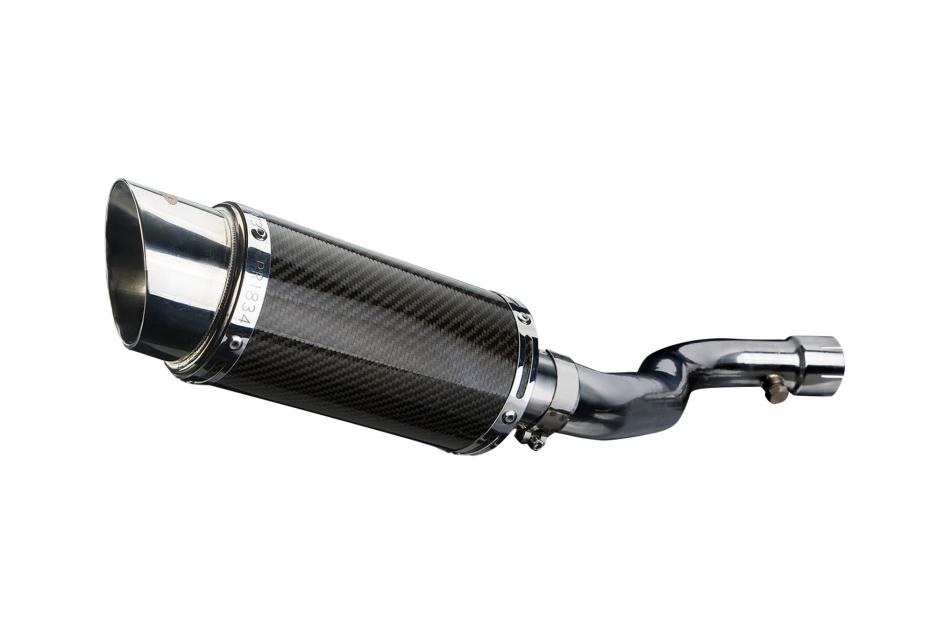 SUZUKI GSXR1000 K9 09-11 Echappement DECAT Pot 200mm Rond Carbone PISTE