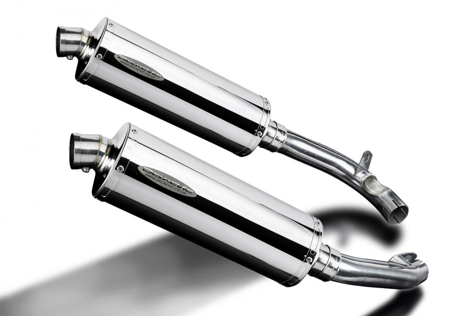 HONDA VTR1000 FIRESTORM 1997-03 Echappement Silencieux 350mm Ovale Inox