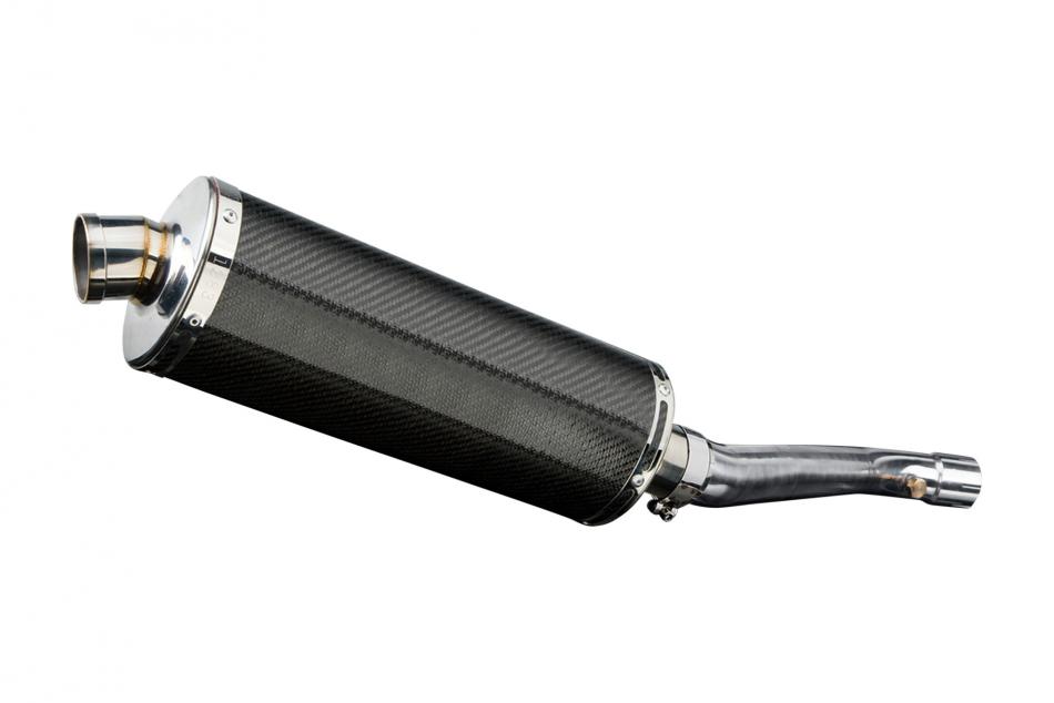 KAWASAKI ZX10R NINJA 2011-2015 Echappement DECAT Silencieux 350mm Ovale Carbone