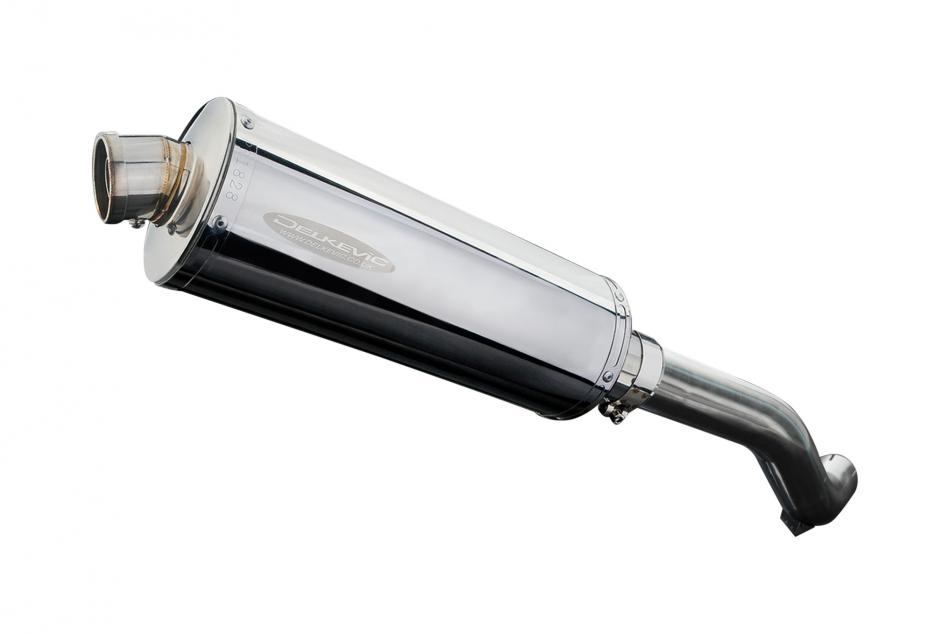 HONDA VFR800Fi 1998-01 Echappement HAUT Silencieux 350mm Ovale Inox