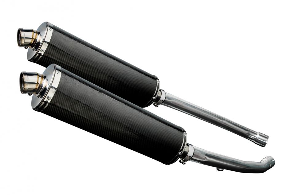 Kawasaki ZZR1400 ZX14 2012-2023 Echappement Silencieux 450mm Ovale Carbone