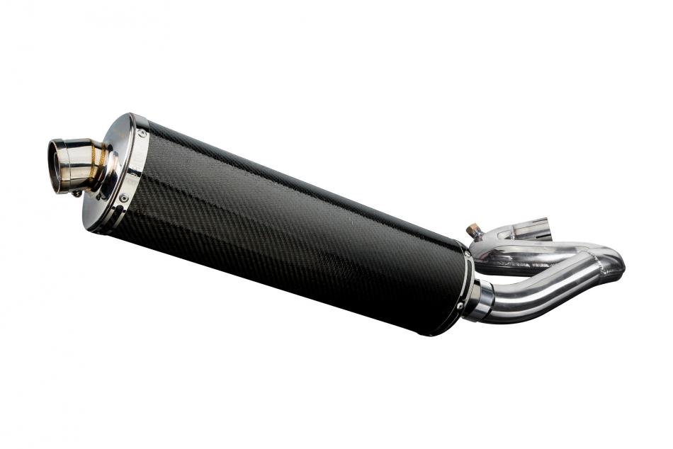 HONDA CBR1000RR FIREBLADE 08-15 Echappement Silencieux 450mm Ovale Carbone
