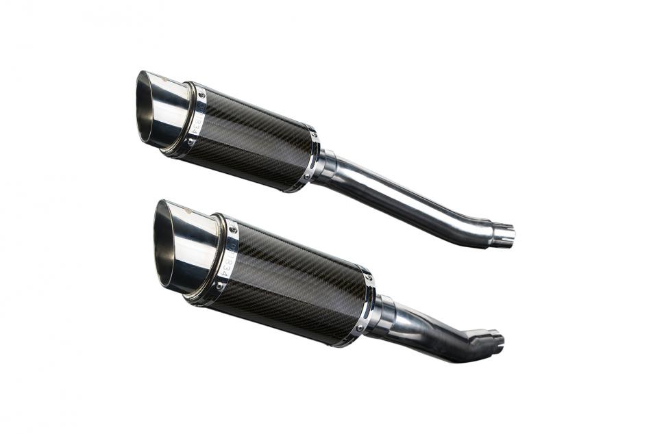 YAMAHA TDM900 2002-2013 Echappement Silencieux 200mm Rond Carbone PISTE