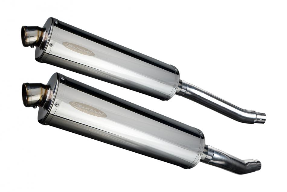 YAMAHA TDM900 2002-2013 Echappement Silencieux 450mm Ovale Inox