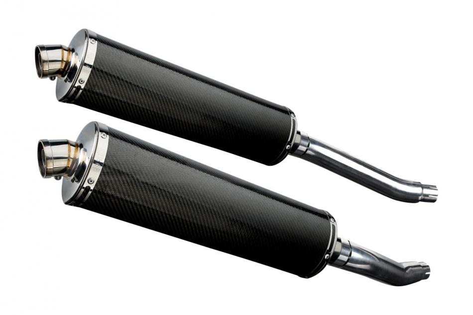 YAMAHA TDM900 2002-2013 Echappement Silencieux 450mm Ovale Carbone