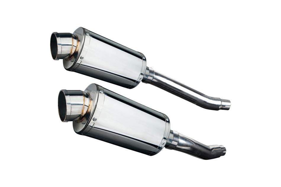 YAMAHA TDM900 2002-2013 Echappement Silencieux 225mm Ovale Inox PISTE