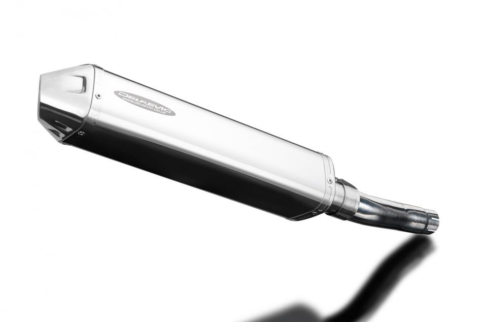 Triumph Speed Triple 955i 02-04 Echappement KIT-Silencieux 420mm Tri-Ovale Inox