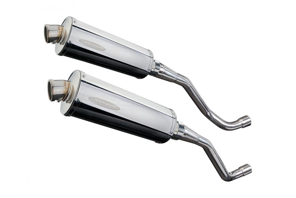 YAMAHA XT660X XT660R 2004-2016 Echappement Silencieux 350mm Ovale Inox