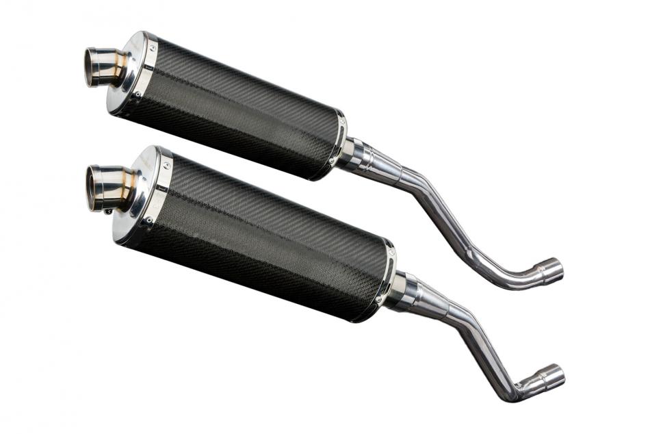 YAMAHA XT660X XT660R 2004-2016 Echappement Silencieux 350mm Ovale Carbone