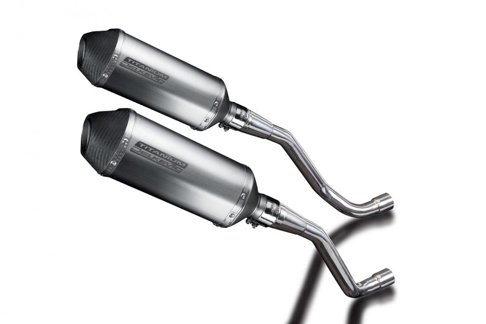 Yamaha XT660X XT660R 2004-2016 Echappement KIT-Silencieux 260mm X-Ovale Titane