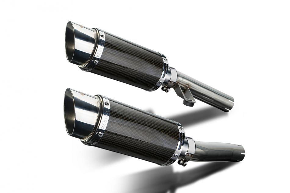 KAWASAKI ZZR1200 Ninja 2002-2005 Echappement Pot 200mm Rond Carbone PISTE