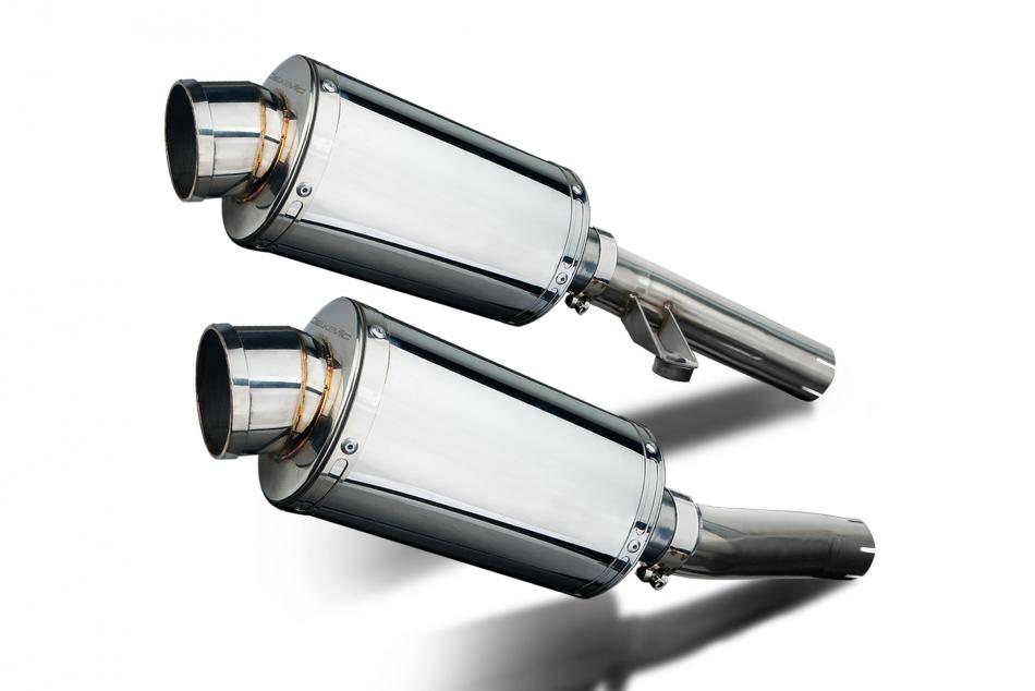 KAWASAKI ZZR1200 2002-2005 Echappement Silencieux 225mm Ovale Inox PISTE