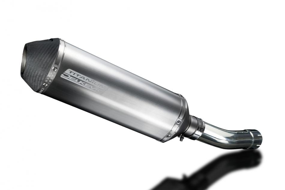 SUZUKI GSF650 BANDIT 2007-2014 Echappement Silencieux 343mm X-Ovale Titane