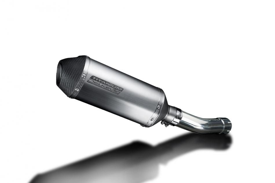 SUZUKI GSF650 BANDIT 2007-2014 Echappement Silencieux 260mm X-Ovale Titane