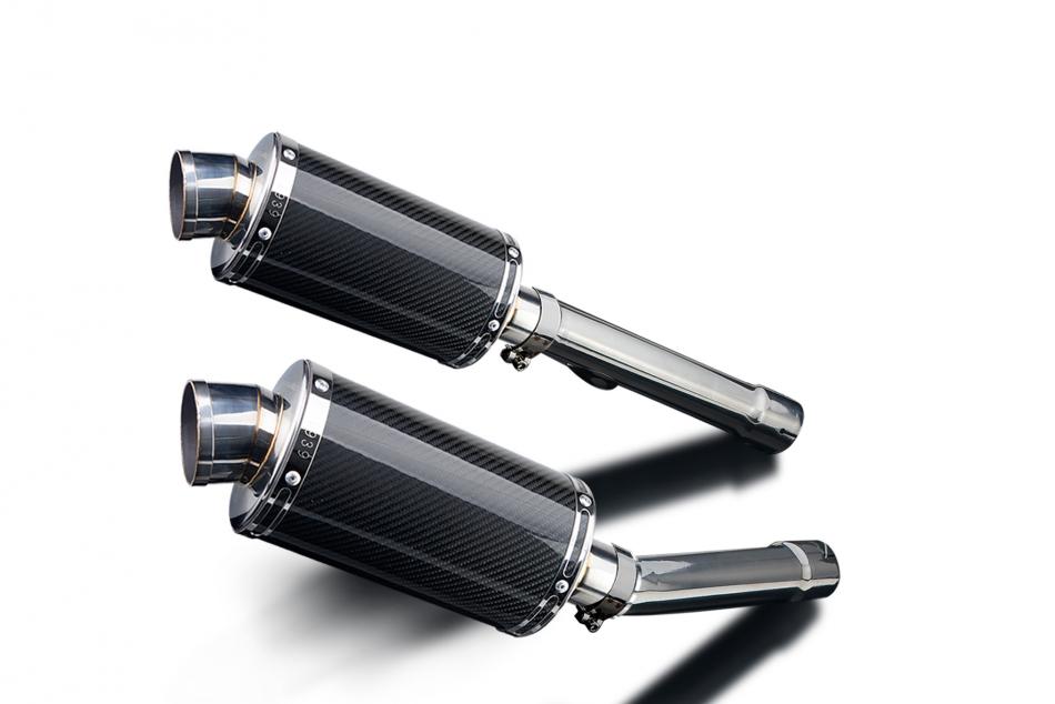 HONDA CB1100SF X-11 1999-2002 Echappement Silencieux 2x225mm Ovale Carbone PISTE