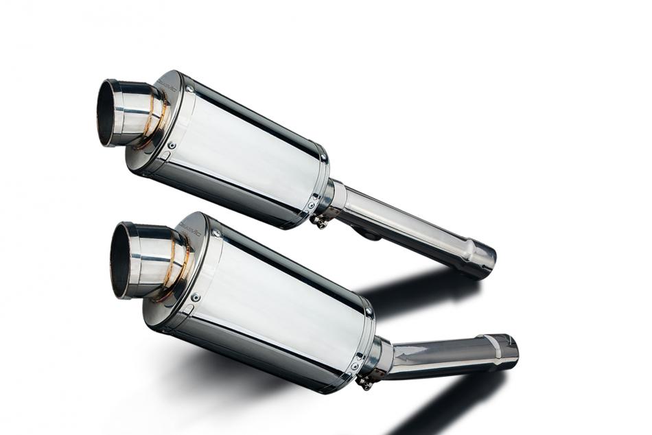 HONDA CB1100SF X-11 1999-2002 Echappement Silencieux 2x225mm Ovale Inox PISTE