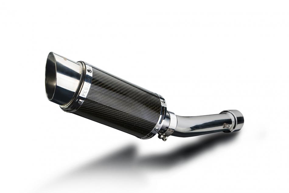 APRILIA TUONO/R/FACTORY 2002-2005 Echappement Pot 200mm Rond Carbone PISTE