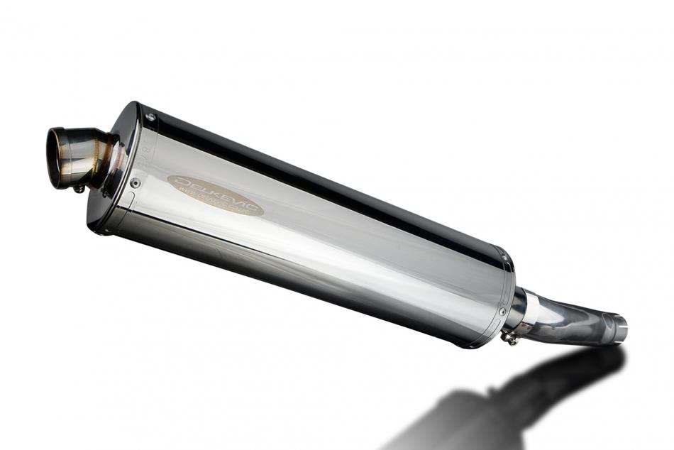 SUZUKI GSXR750 GSX-R750 2008-2010 Echappement Silencieux 450mm Ovale Inox