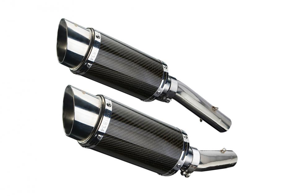 APRILIA TUONO 1000R/FACTORY 06-10 Echappement Pot 200mm Rond Carbone PISTE