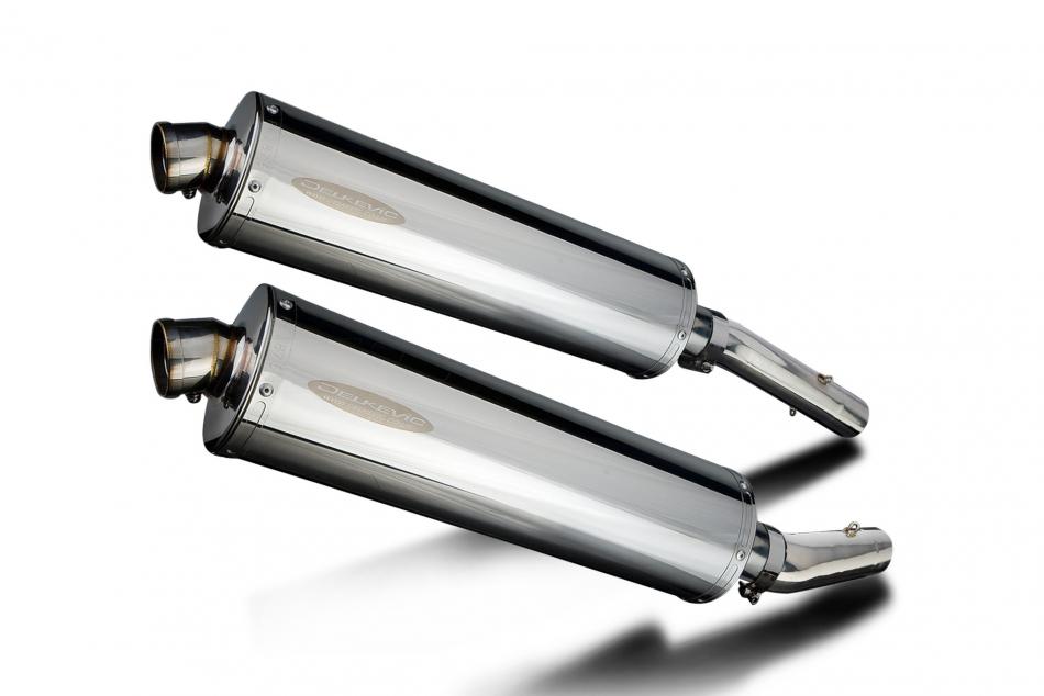 APRILIA TUONO1000R FACTORY 2006-2010 Echappement Silencieux 450mm Ovale Inox