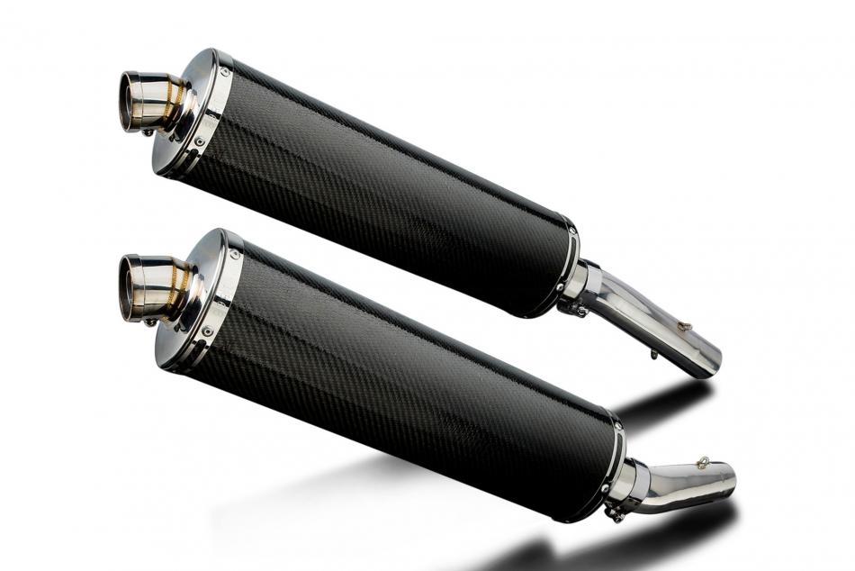 APRILIA TUONO1000R FACTORY 06-10 Echappement Silencieux 450mm Ovale Carbone