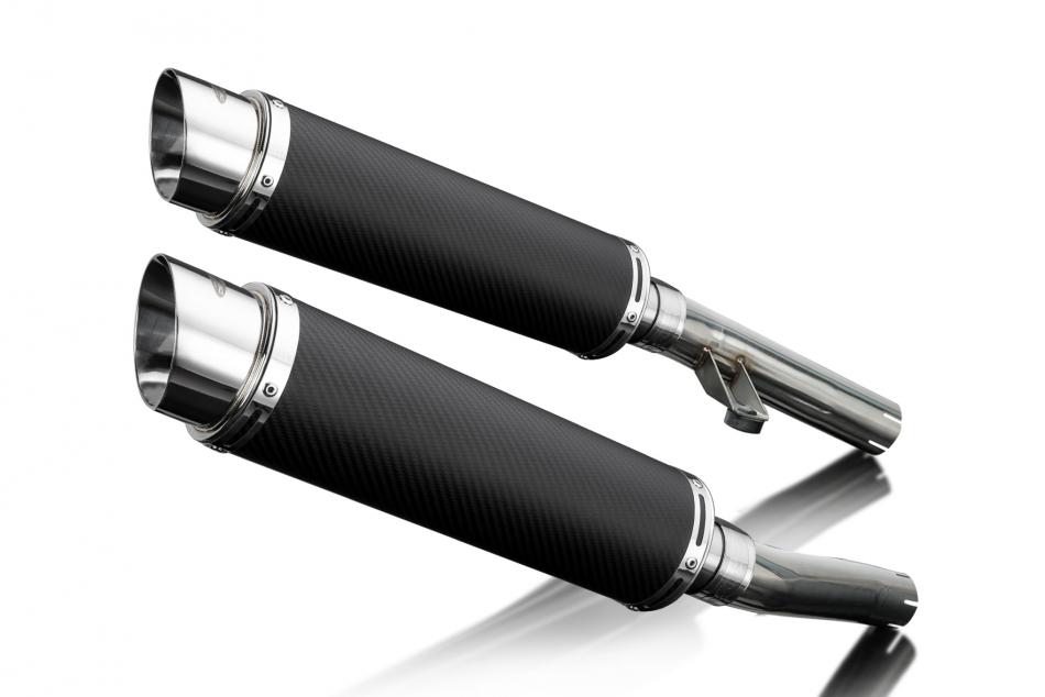 KAWASAKI ZZR1200 NINJA 2002-2005 Echappement Silencieux 350mm Rond Carbone
