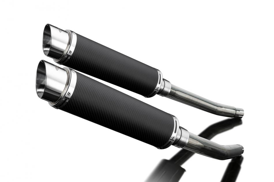 SUZUKI GSX1300R HAYABUSA 2008-19 Echappement Silencieux 350mm Rond Carbone