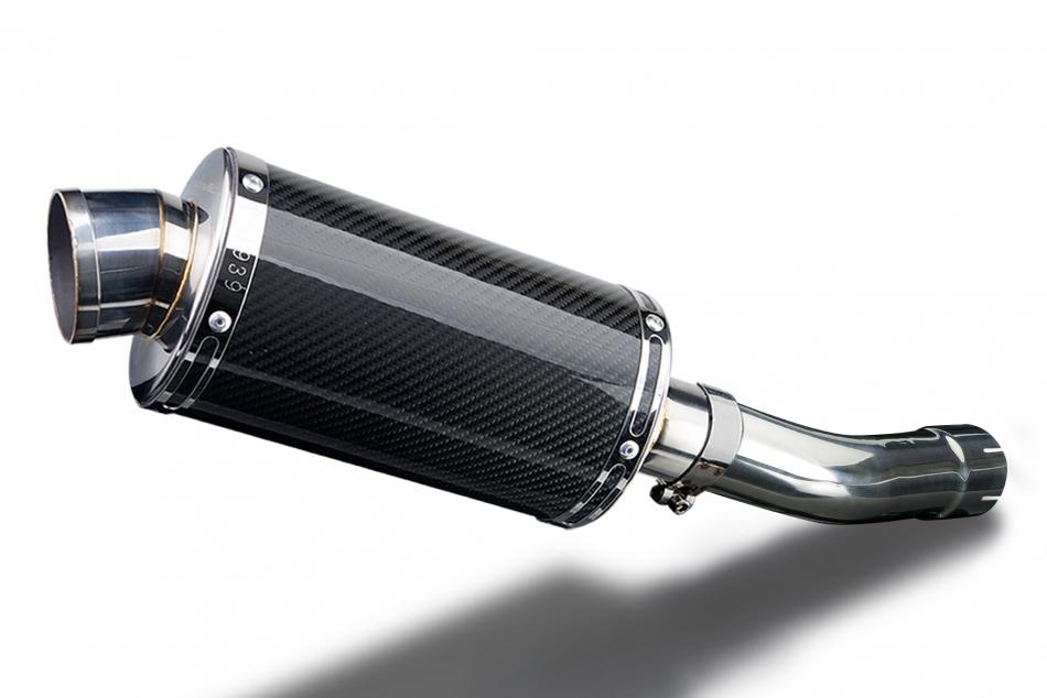 SUZUKI GSX1250FA 2010-2016 Echappement Silencieux 225mm Ovale Carbone PISTE