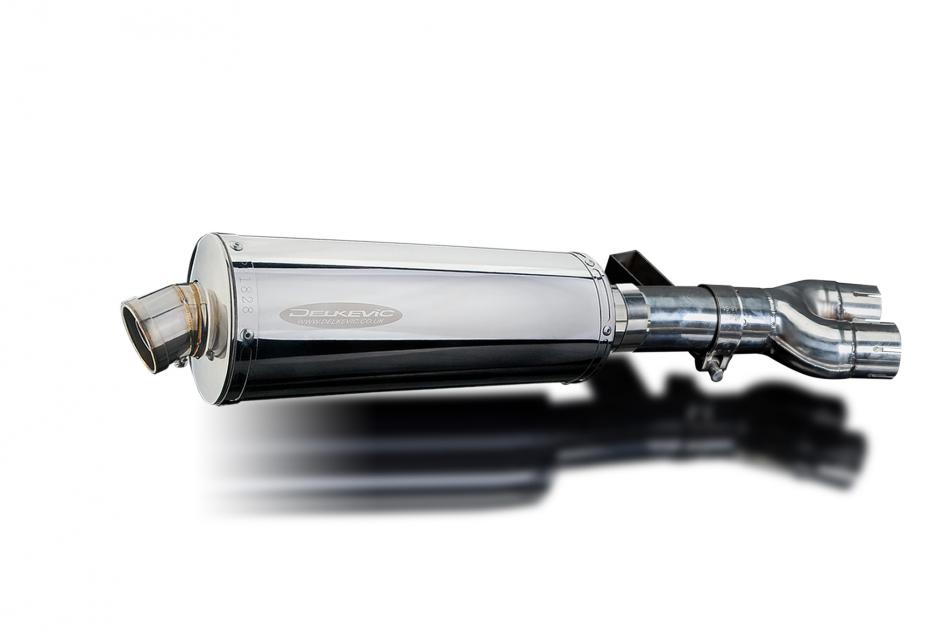 HONDA NT400 BROS NT650 HAWK 88-92 Echappement Silencieux 350mm Ovale Inox