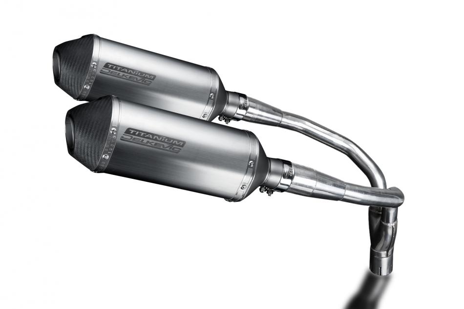 HONDA CB900F HORNET 2001-2009 Echappement Silencieux 260mm X-Ovale Titane