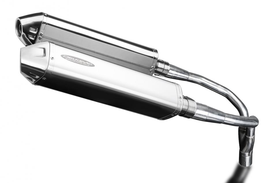 Honda CB900F Hornet 2001-2009 Echappement KIT-Silencieux 420mm Tri-Ovale Inox