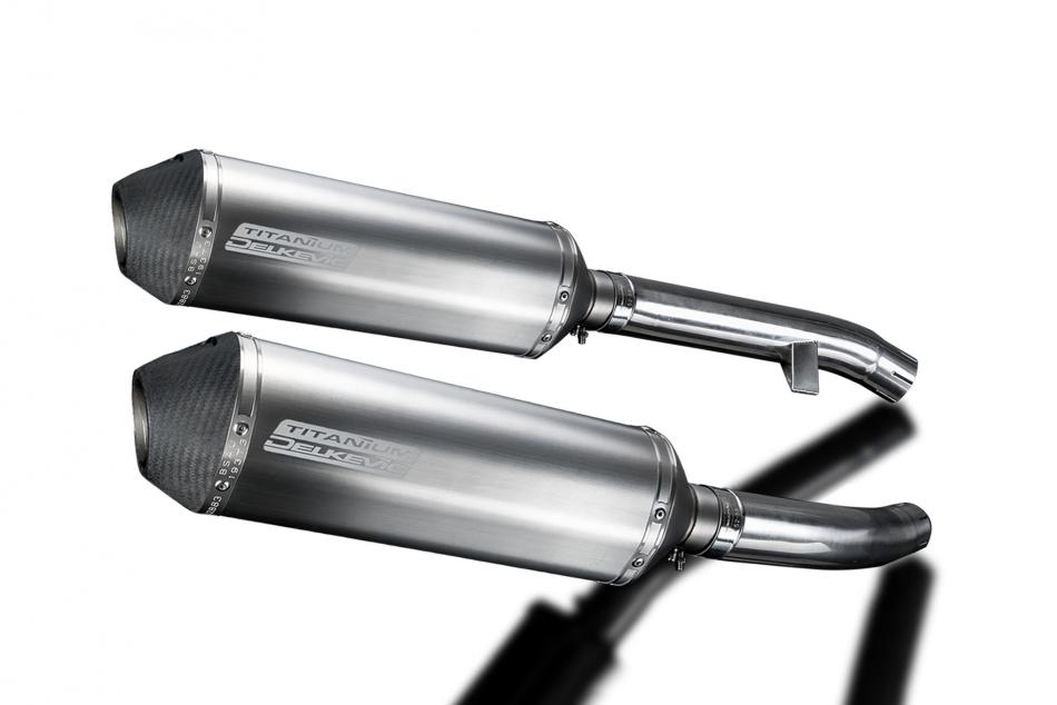 YAMAHA FJR1300 2001-2005 Echappement Silencieux 343mm X-Ovale Titane