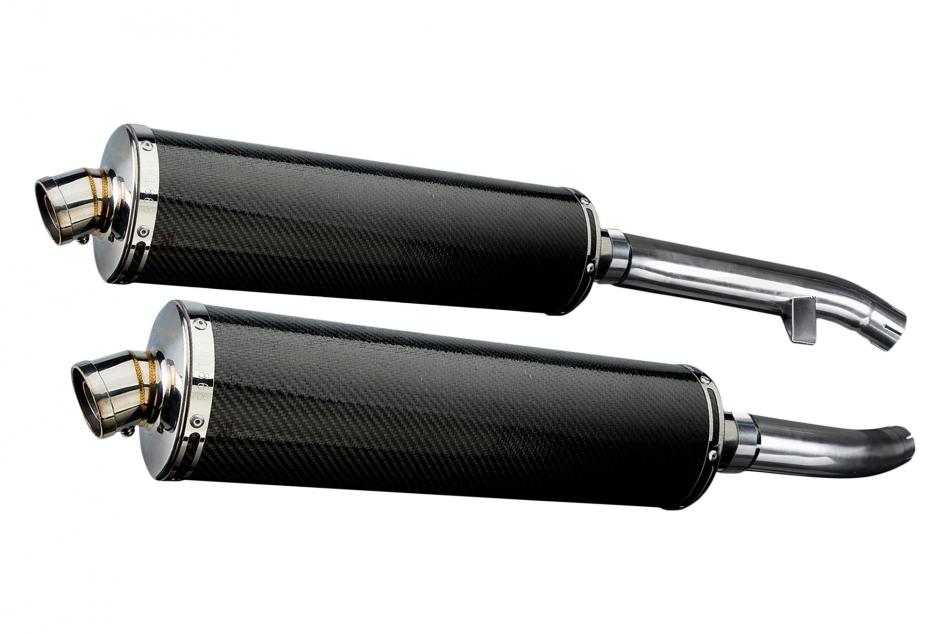 YAMAHA FJR1300 2001-2005 Echappement Silencieux 450mm Ovale Carbone